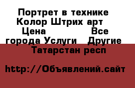 Портрет в технике “Колор-Штрих-арт“ › Цена ­ 250-350 - Все города Услуги » Другие   . Татарстан респ.